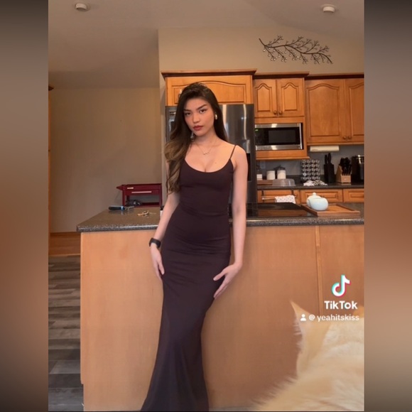 Zara Stretch Polyamide Bodycon Dress - Picture 2 of 2